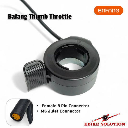 Thumb Throttle for Bafang BBSHD Mid Drive Ebike Kits Right or Left Hand ebikesolution