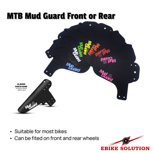 Mud Guard Cycling Mountain Bike MTB Front or Rear Mudguard Ride Fender