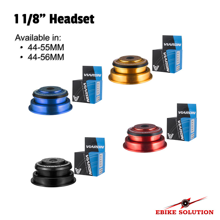 Bicycle Bearing Headset Top Sealed 44mm 55/56mm CNC 1 1/8" MTB Tapered Straight
