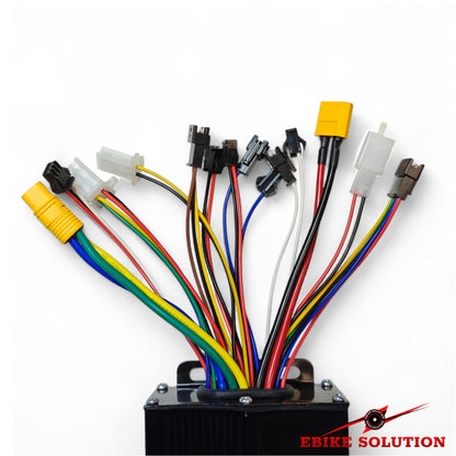 BuyWeek Elektrofahrrad Brushless Motor Controller, 24V 36V 48V 17A 3 Modus Sinuswelle Controller Bürstenloser Motor Controller für E-Bike Elektroroller BuyWeek Elektrofahrrad Brushless Motor Controller, 24V 36V 48V 17A 3 Modus Sinuswelle Controller Bürstenloser Motor Controller für E-Bike Elektroroller