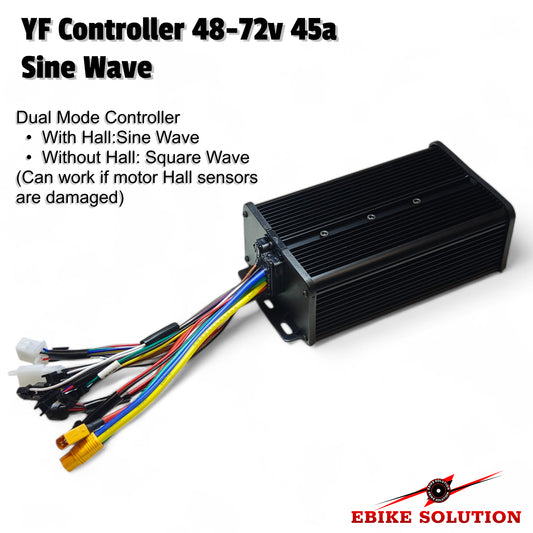 Electric Bicycle Controller Model 72V 45A Sine Wave Dual Mode