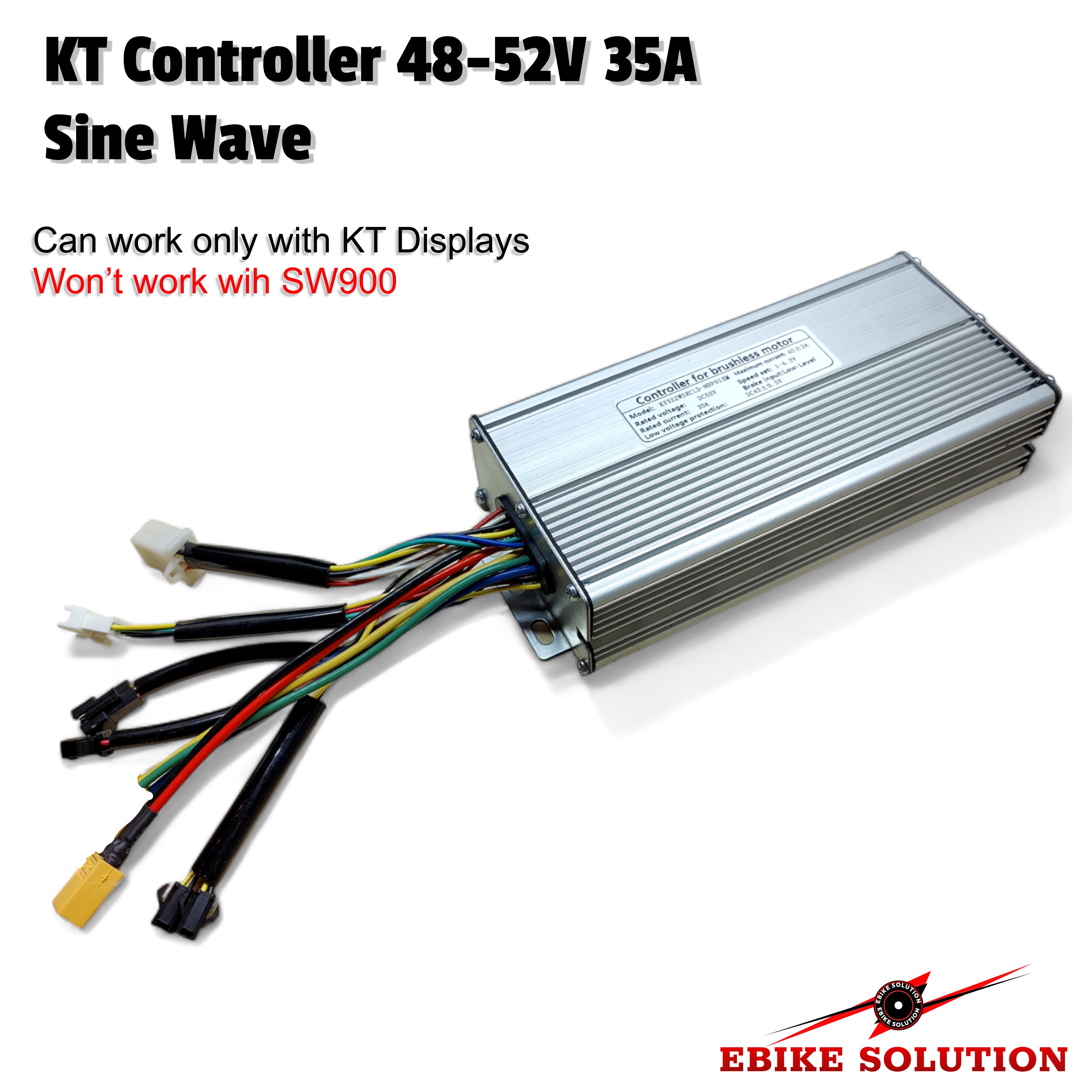 Controller Brushless Per E-bike KT – 36/48V 15A Impermeabile – Compatibile Motori 250W-350W