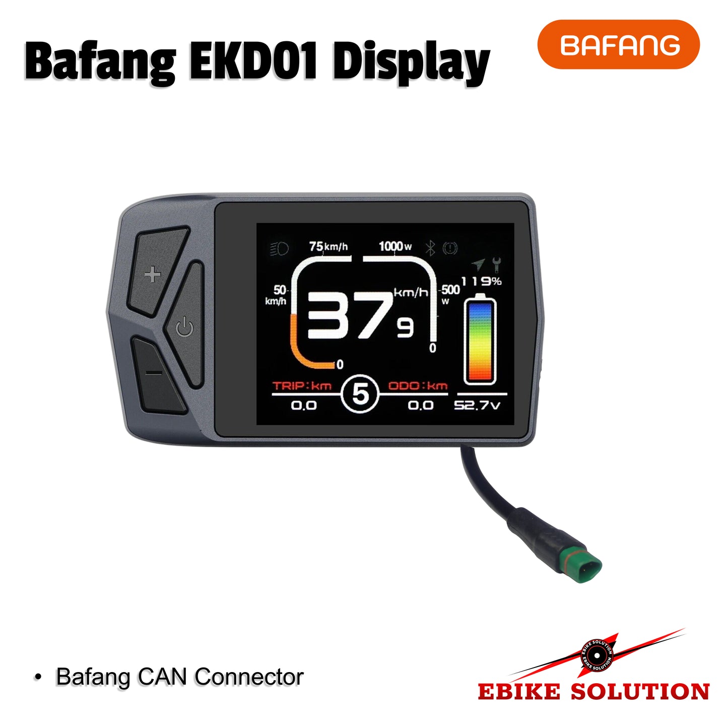 Bafang Can-Bus BBS02B 48V 750W Mid-drive Bicycle Kit E-bike Conversion Kit