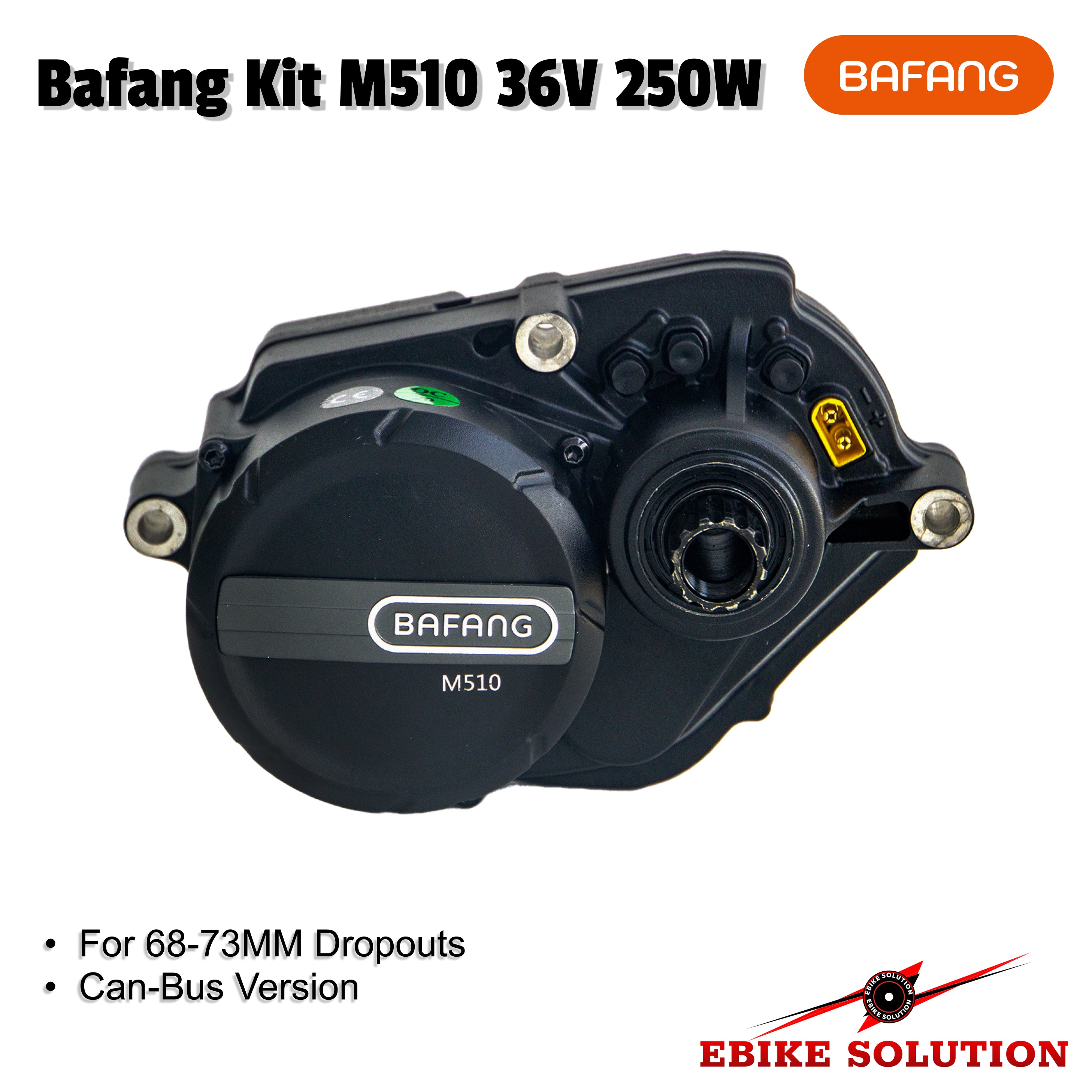 Bafang M510 36V 250W Mid Drive Motor Conversion Kits for Ebike CAN