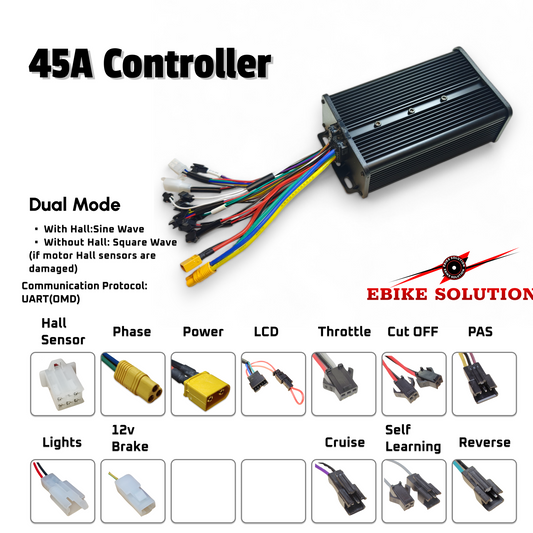 48-72V 45A 2000W Ebike Kit Rear Electric Bicycle Wheel MTX Enduro UK