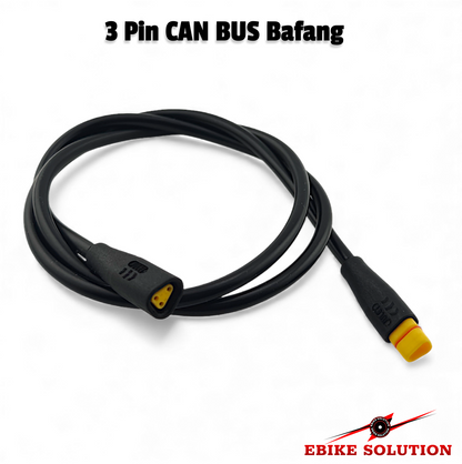 BAFANG Ebike 3 pin Triangle Extension Cable CAN System M/F 60cm
