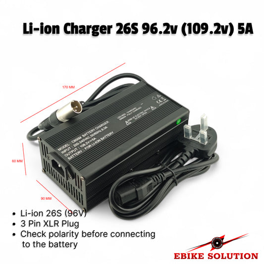 Li-ion Charger 26S 96.2v (109.2v) 5A 