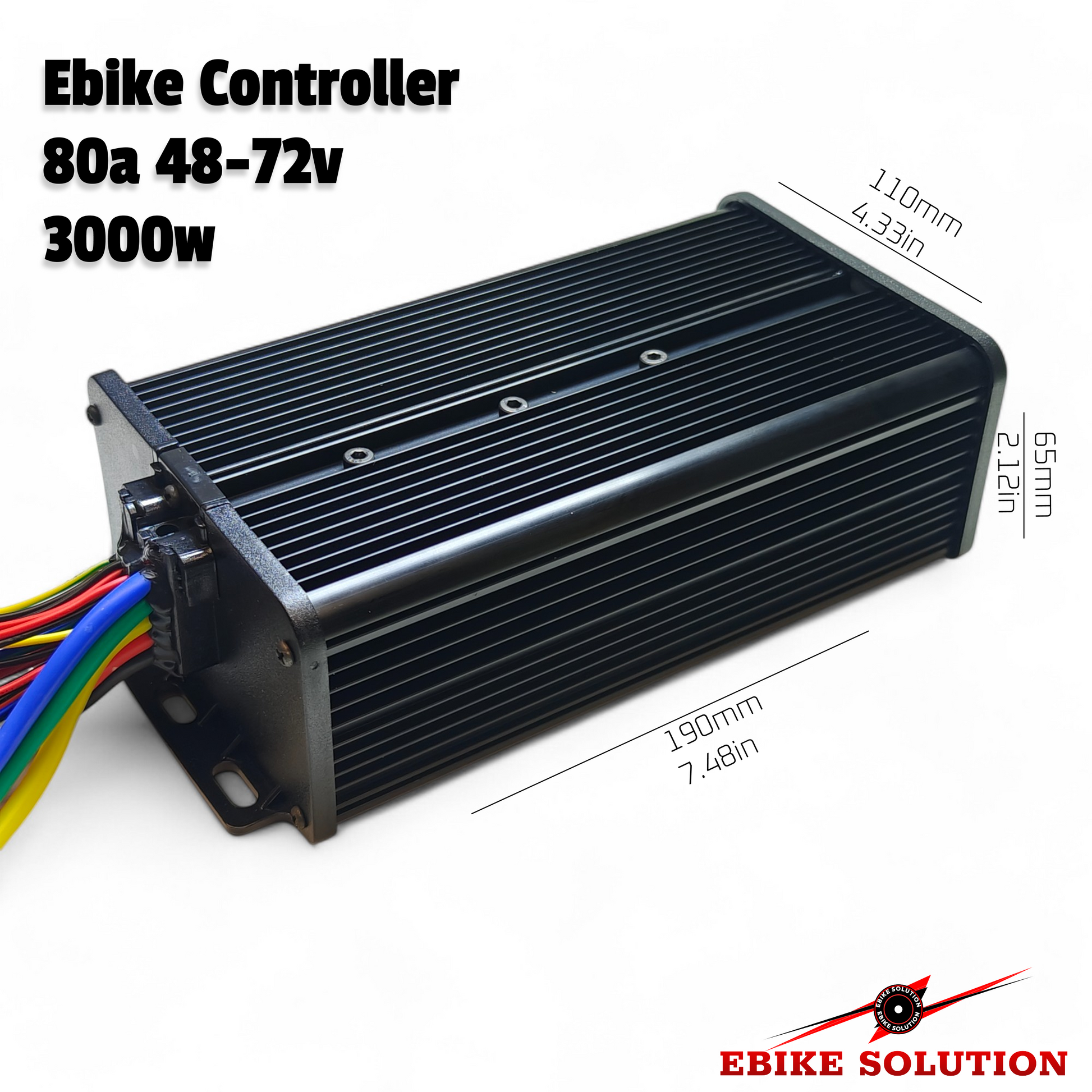 Ebike Controller MQ 48-72V 80A Speed Limit Sine Wave Controller Dual Mode