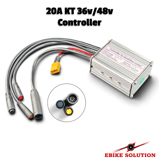 KT 48V 36V 20A Controller For 250W 350W  Motor hub Electric Bicycle Waterproof