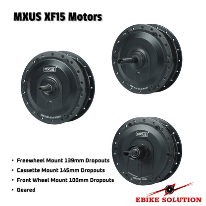 MXUS 36V 250W 48V 250W Ebike Motor Rear Hub Freewheel Cassette Geared Motor