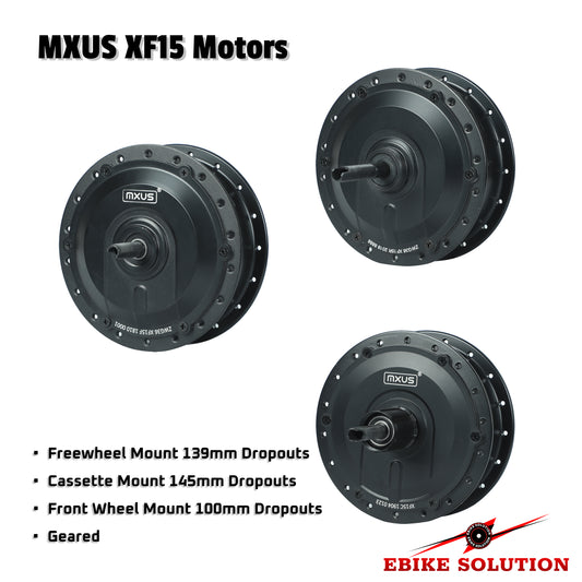 MXUS 36V 250W 48V 250W Ebike Motor Rear Hub Freewheel Cassette Geared Motor