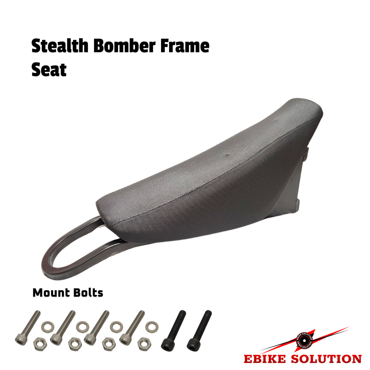 Ebike Stealth Bomber Frame Motorcycle Seat Electric Bike – Ebike Solution
