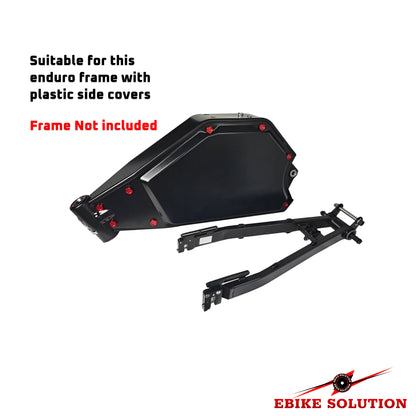 Enduro Stealth Bomber Frame Motorcycle Seat Electric Bike