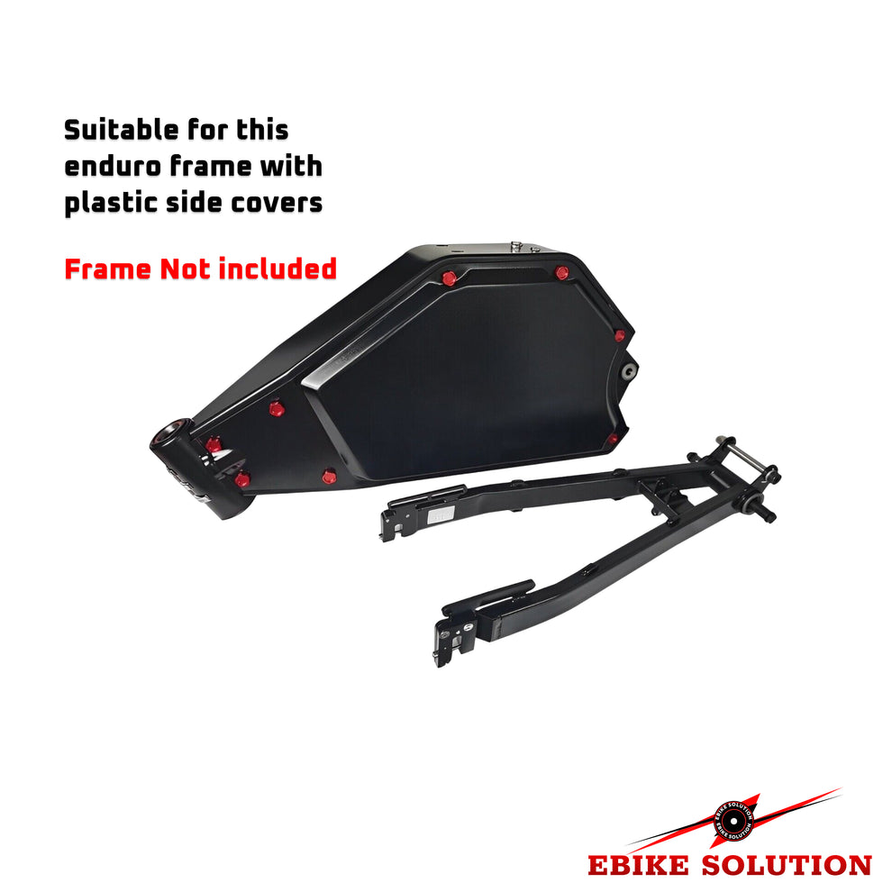 Ebike Stealth Bomber Frame Motorcycle Seat Electric Bike – Ebike Solution