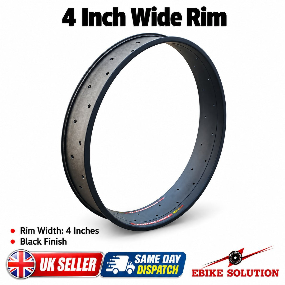 20'' 26'' 4.0 Fat Tire Rim for Mountain Bike 36 Holes Snow Tire Ebike Rim ebike solution