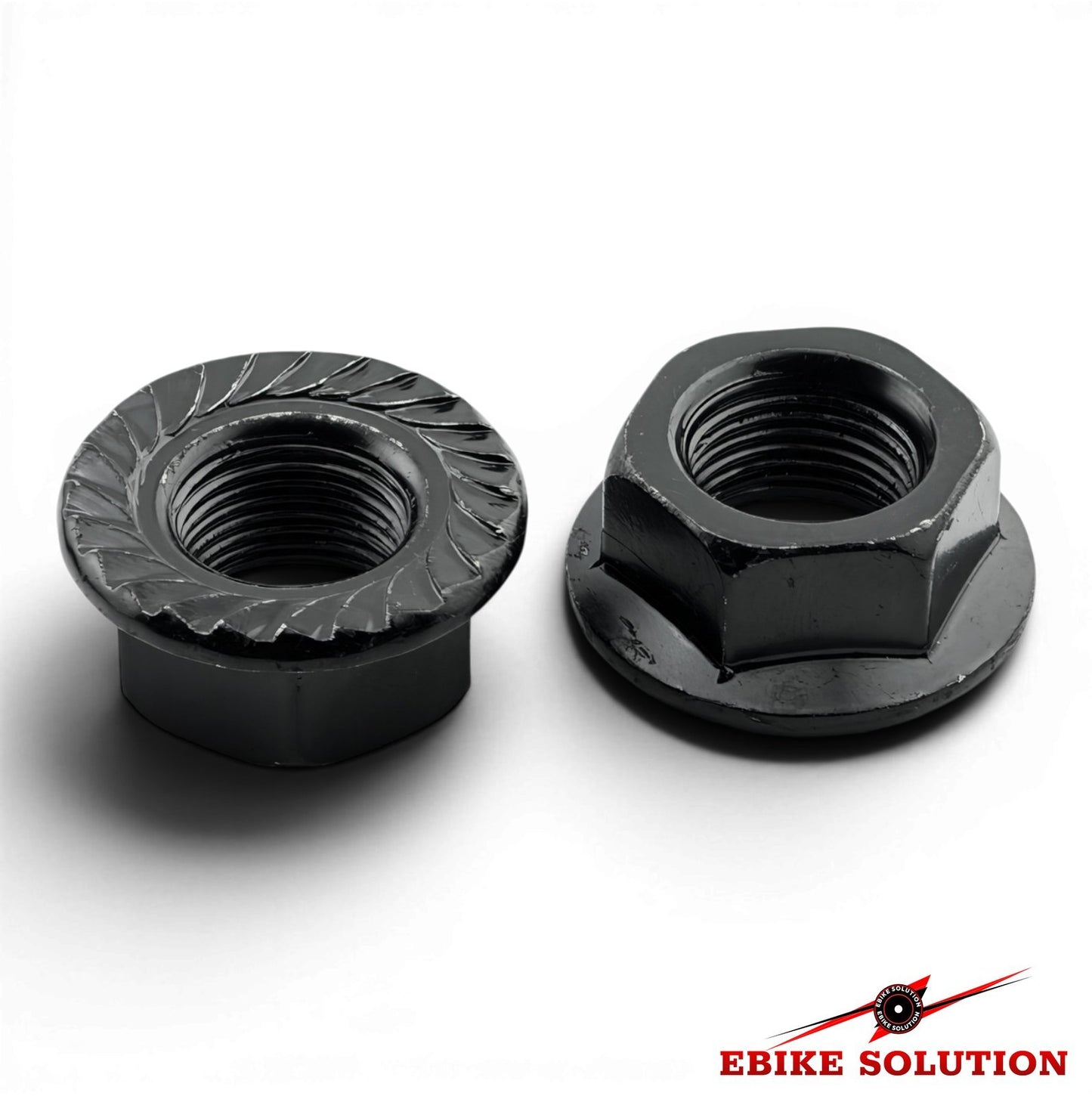 M18 EBIKE Nut Set Hub Motor Axle Lock Washer Spacer Nut Black