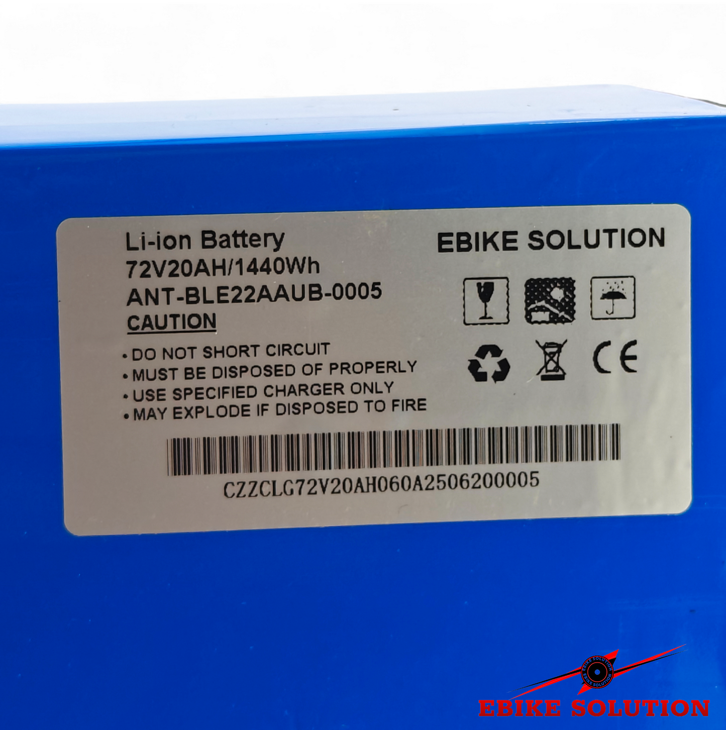 72V 20Ah 3000W Li-ion Battery Pack 60A BMS Bluetooth 21700 Cells Charger UK