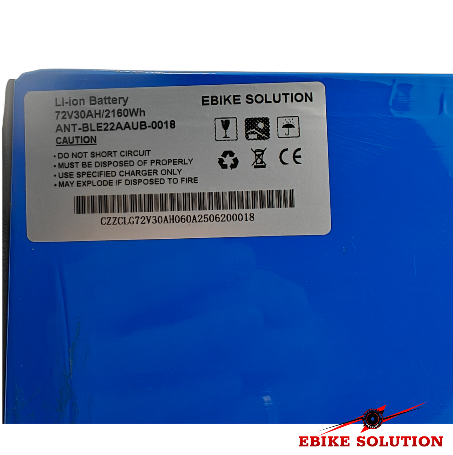 72V Battery 30Ah BMS 60A 21700 Cells li-ion 5A Charger Bluetooth 3000W