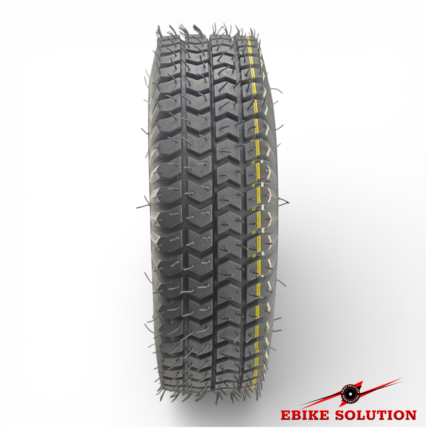 Tyre 4.00-4 Black Pneumatic Chevron Tread Mobility Scooter 4 Inch Wheel Rim 4ply