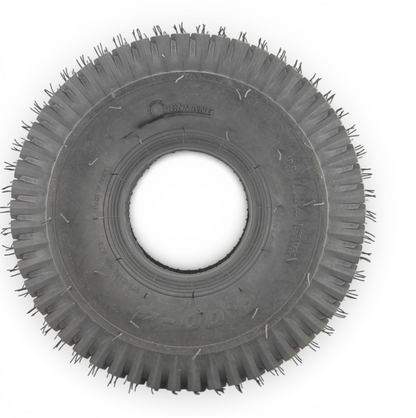 Tyre 4.00-4 Black Pneumatic Chevron Tread Mobility Scooter 4 Inch Wheel Rim 4ply