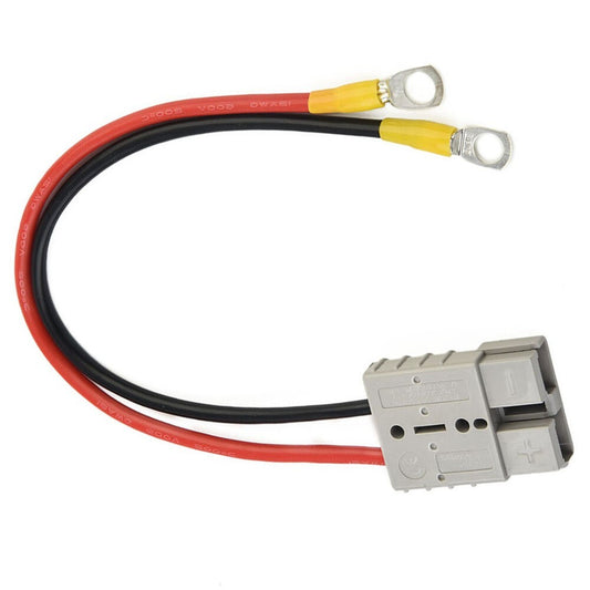 50a Anderson Plug 8AWG Silicone Cable Battery Charging with 8 mm Ring Terminals ebike solution