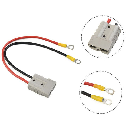 50a Anderson Plug 8AWG Silicone Cable Battery Charging with 8 mm Ring Terminals ebike solution