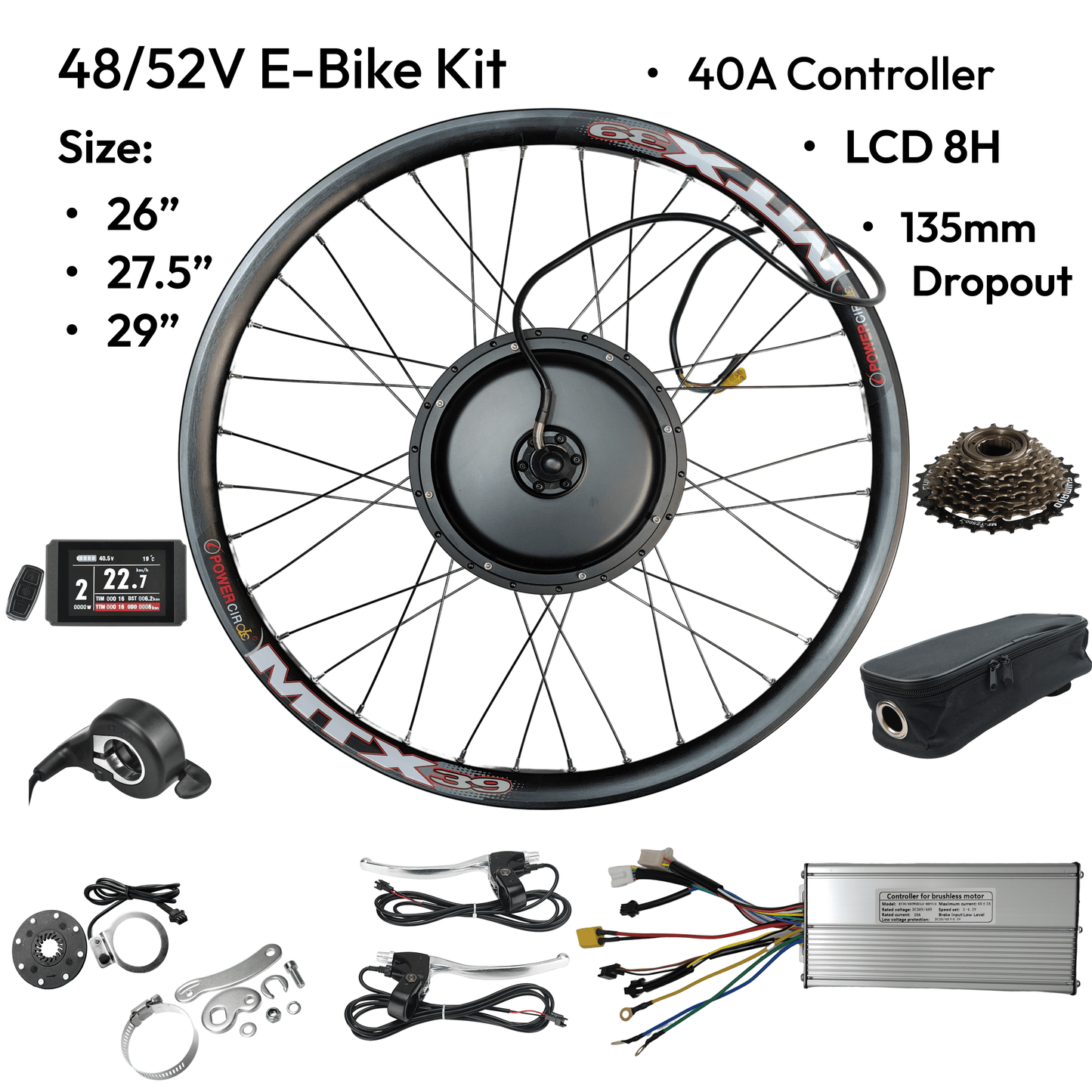 48 volt hot sale ebike kit