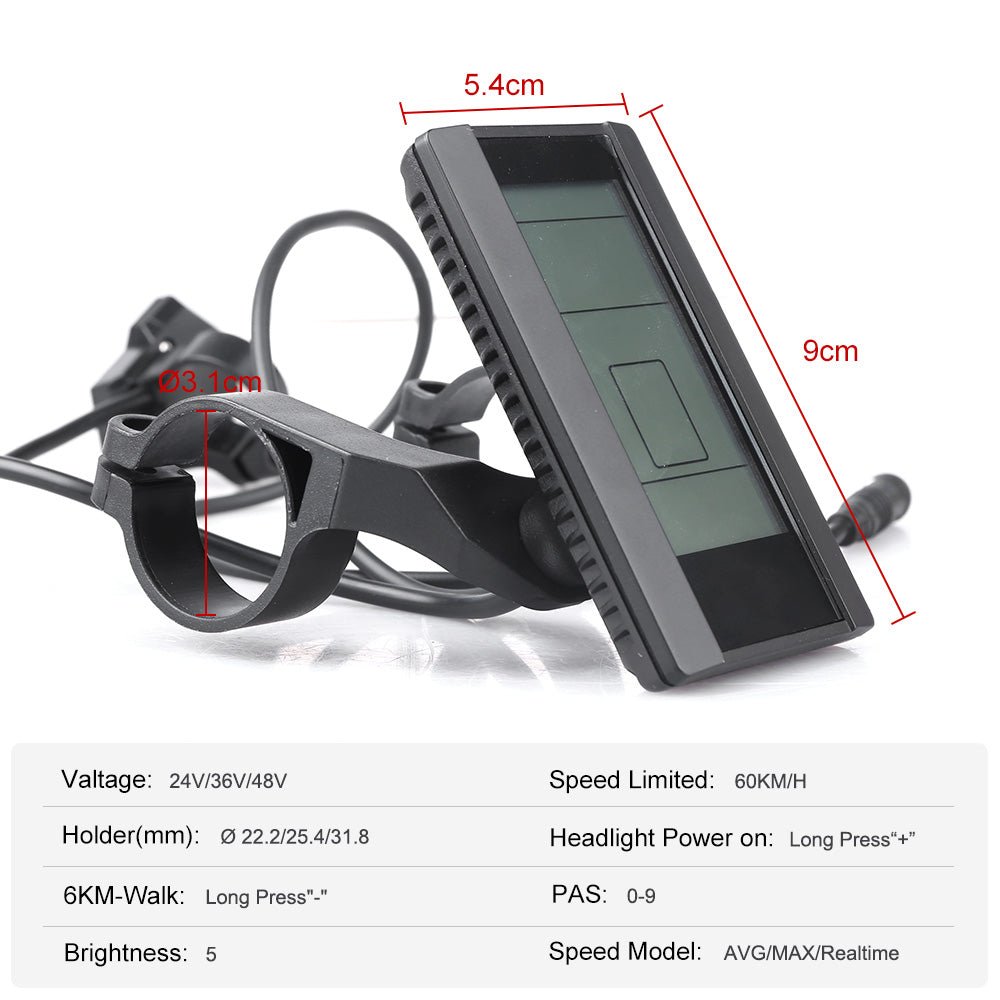 800S LCD Display Panel For Bafang BBS01 BBS02B BBS02 BBS02B BBSHD intelligent Display For Electric Bicycle Controller uk stock ebikesolution