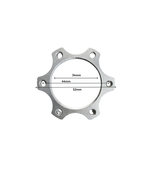 Bicycle Hub Disc Brake Rotor Adapter Threaded Hub 6 Bolt Flange Disc Brake Switch 44/48mm uk stock