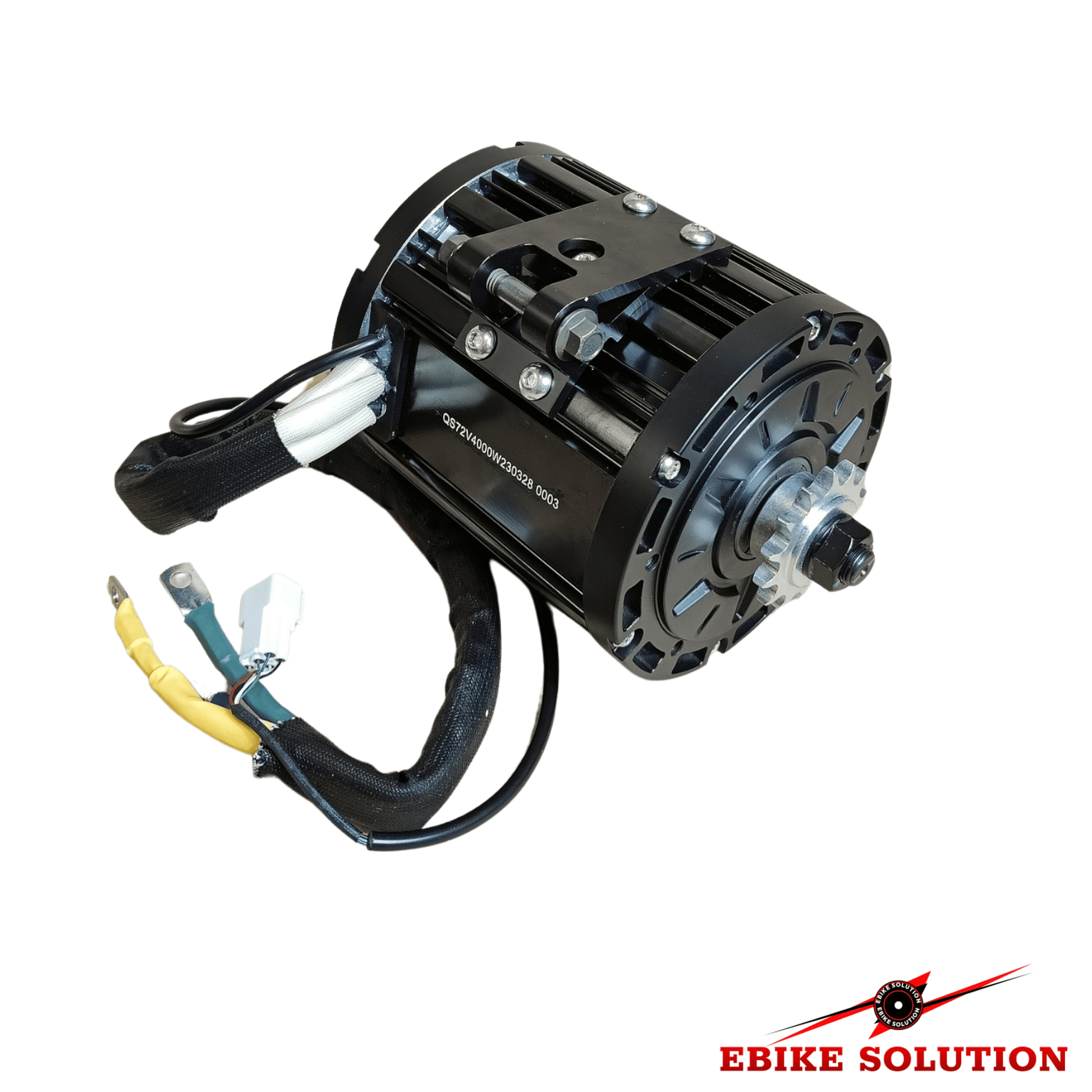 QSMOTOR 138 4000W Air Cooled Mid Drive Motor With Spline Shaft