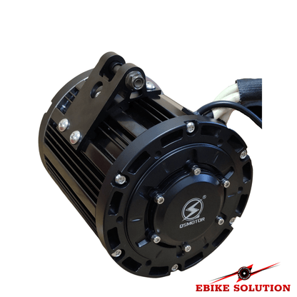 QSMOTOR 138 4000W Air Cooled Mid Drive Motor With Spline Shaft