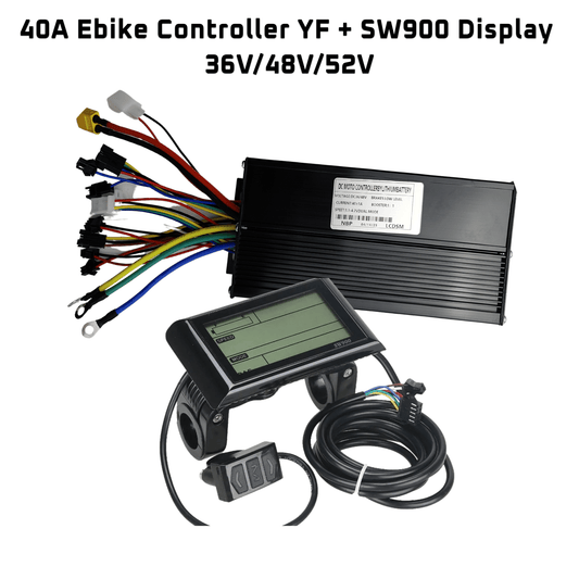 Ebike Controller 48/52V YF 40A + SW900 Display 2000W Kit ebike solution uk stock