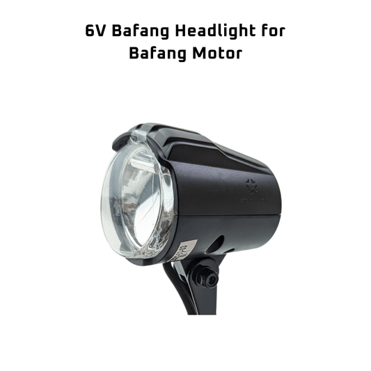 Electric Bicycle 6V LED Headlight Rainproof EBike Mountain Bike Front Light For Bafang  uk stock ebikesolution