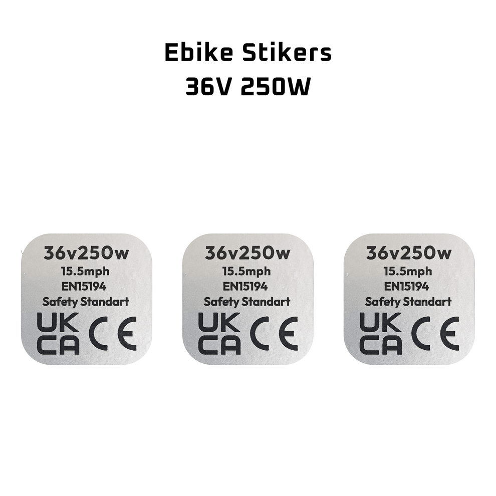 3x Motor Sticker Decal 36V/48V 250W Road Legal Ebike Sticker – Ebike ...