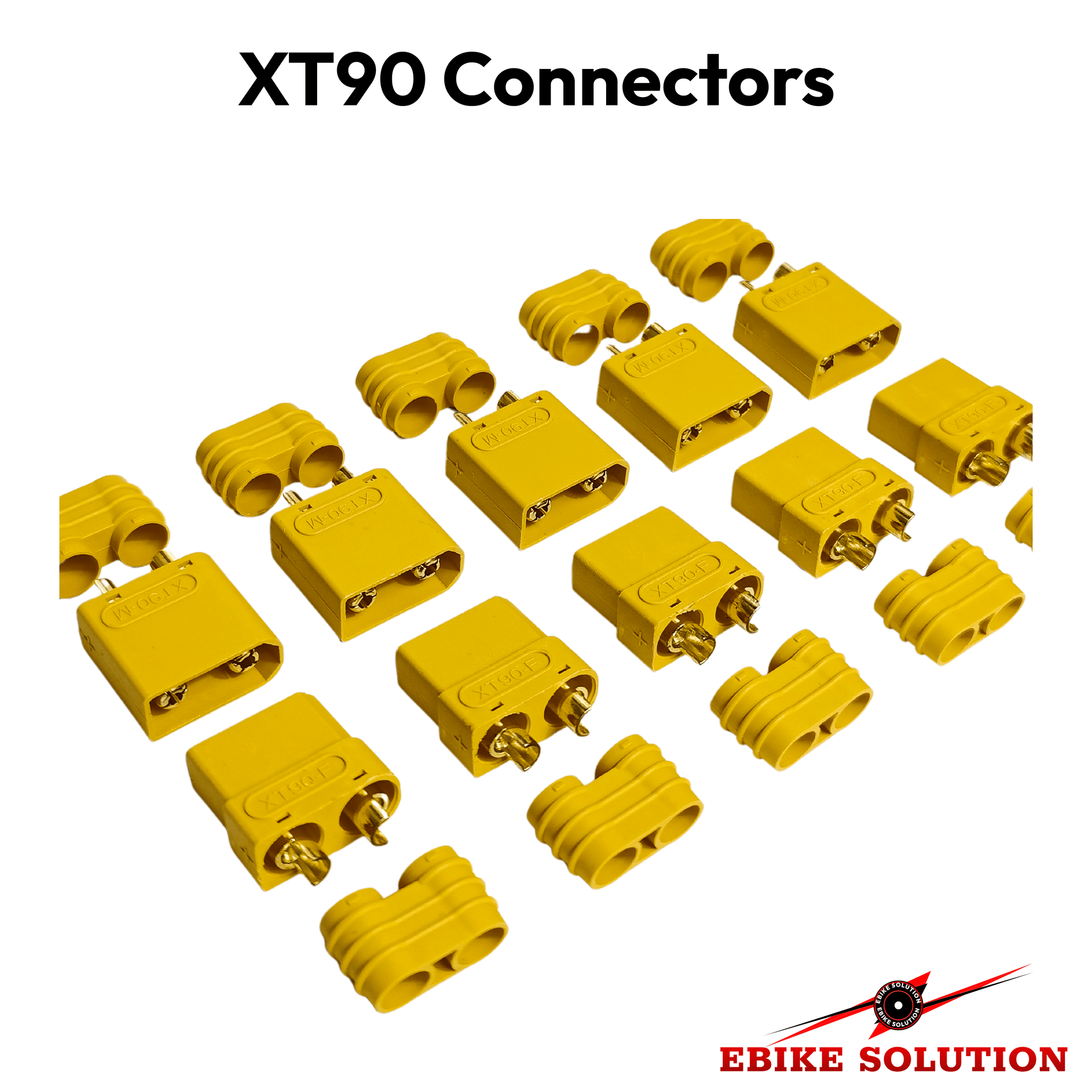 XT90 Connectors Male Female Pair Battery lipo Cable Ebike Electric Bike Scooters ebikesolution