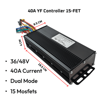 Ebike Brushless Motor Controller DC 36V/48V 40A YF ebikesolution uk stock