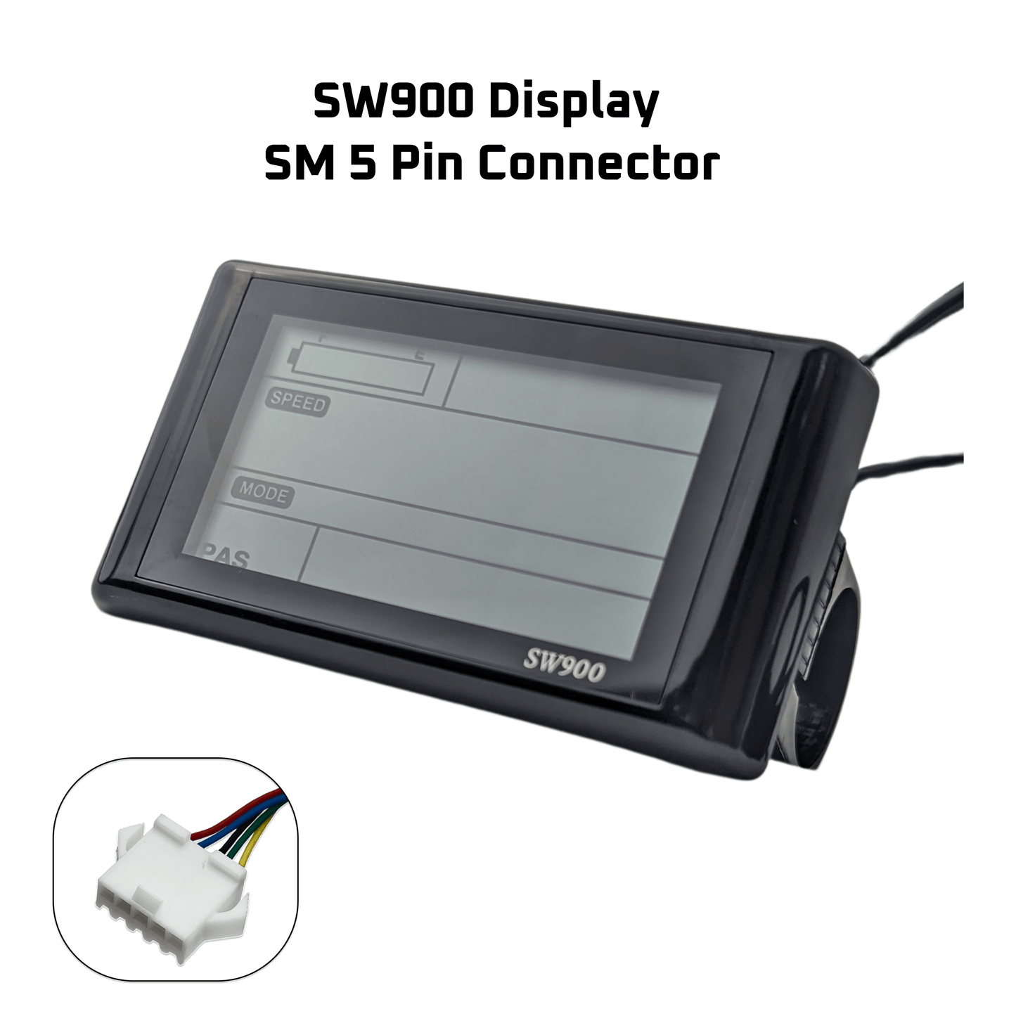 SW900 LCD Display Meter Control Panel 24-72V E-Bike Electric Bicycle Scooter uk stock ebikesolution