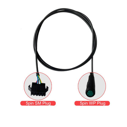 Waterproof 5-pin Juliet to JST-SM KT LCD Display Adapter Converter Cable Ebike ebikesolution