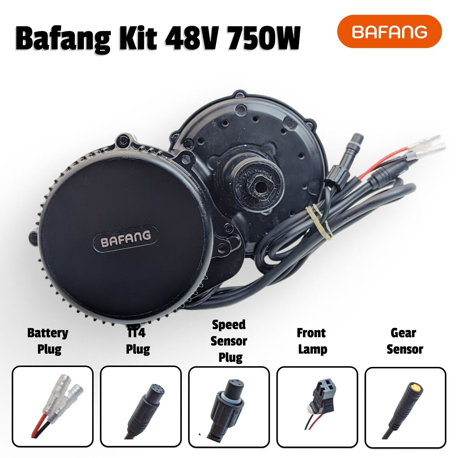 Bafang BBS02B 48V 750W Mid drive Bicycle Kit E bike Conversion Kit