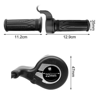 Electric Bike Twist Throttle Full Grip Ebike Waterproof Right Hand ebikesolution