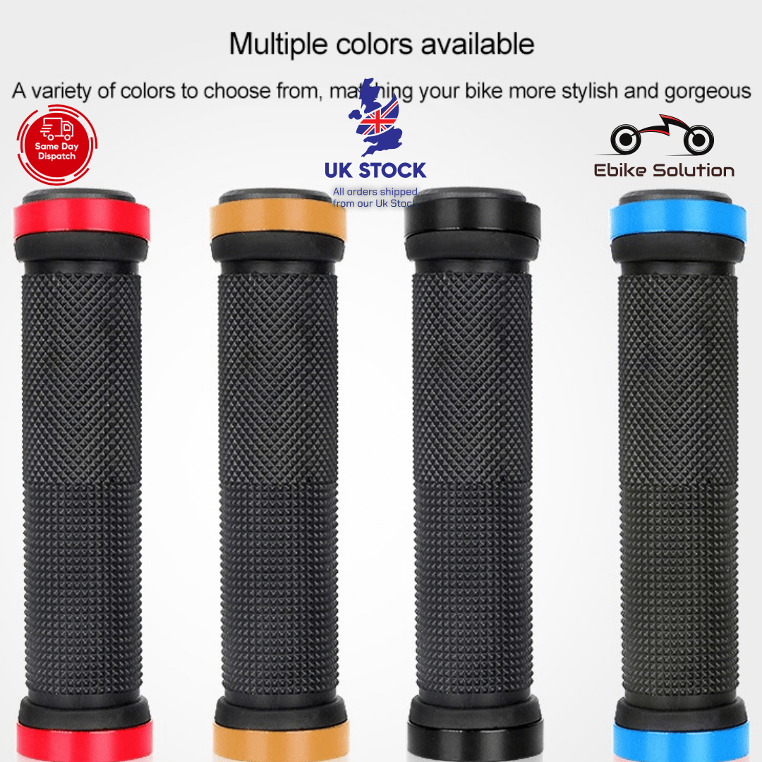 DOUBLE LOCK ON LOCKING BMX MTB MOUNTAIN BIKE CYCLE BICYCLE HANDLEBAR GRIPS UK ebikesolution