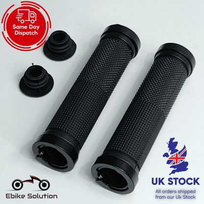 DOUBLE LOCK ON LOCKING BMX MTB MOUNTAIN BIKE CYCLE BICYCLE HANDLEBAR GRIPS UK ebikesolution