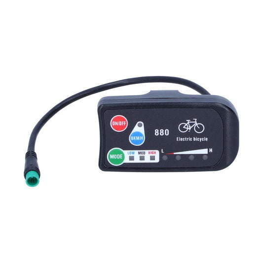 Electric Bicycle KT-LED880 36V 48V Ebike Control Panel Display Electric Bike ebikesolution