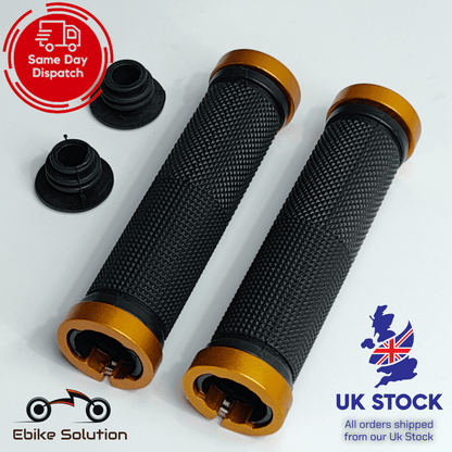 DOUBLE LOCK ON LOCKING BMX MTB MOUNTAIN BIKE CYCLE BICYCLE HANDLEBAR GRIPS UK ebikesolution